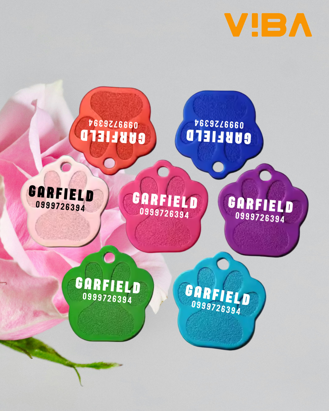 Placa huellitas PET 7