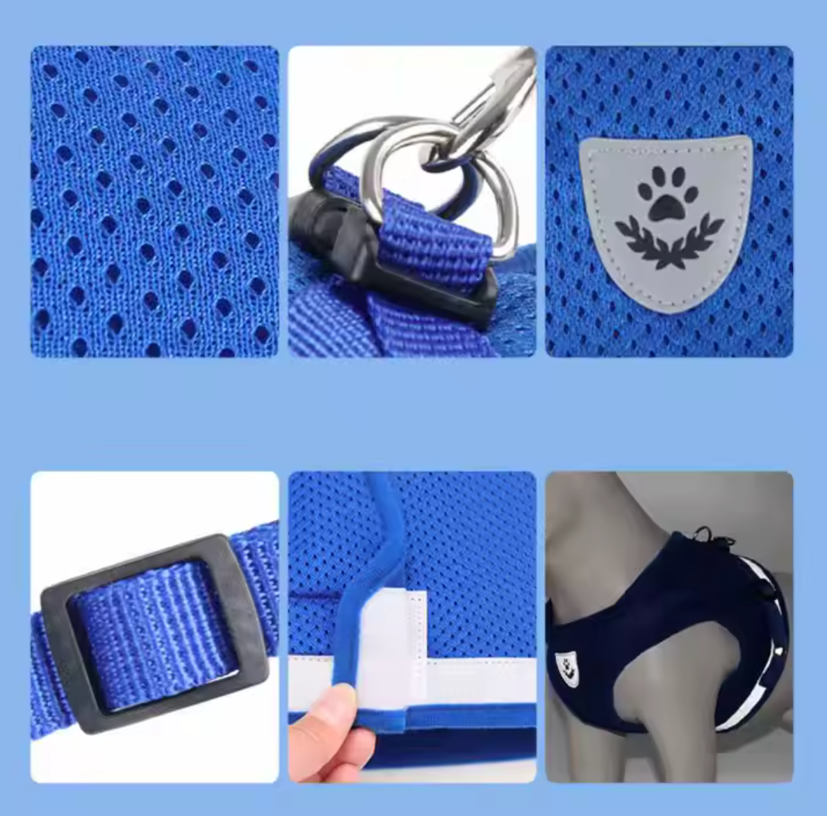 Set de arnés y correa "Reflectante Outdoor"