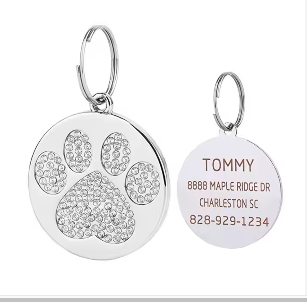 Placa huellitas de Identidad PET 1