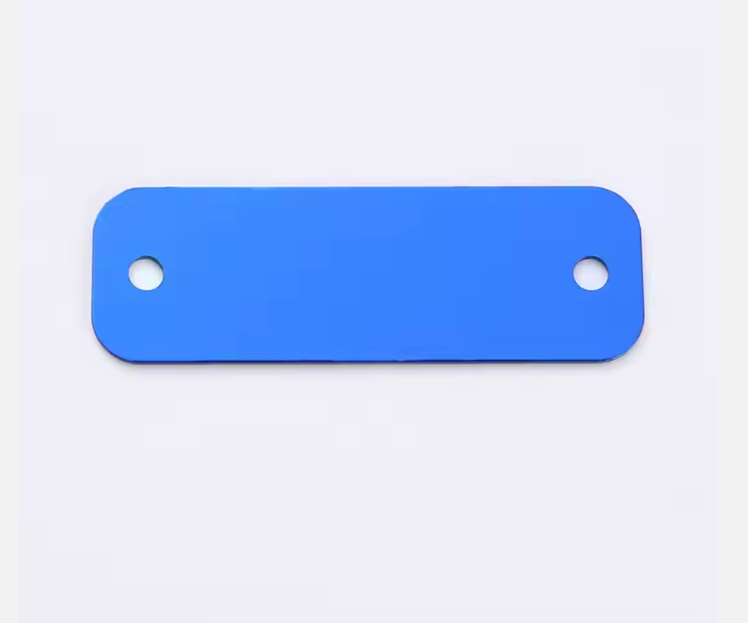 Placa rectangular de Identidad PET 1