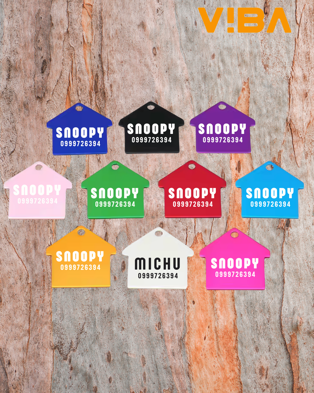 Placa diversos diseños PET 8