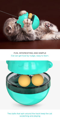 Juguete dispensador "Wobble Kitty"