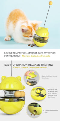 Juguete dispensador "Wobble Kitty"
