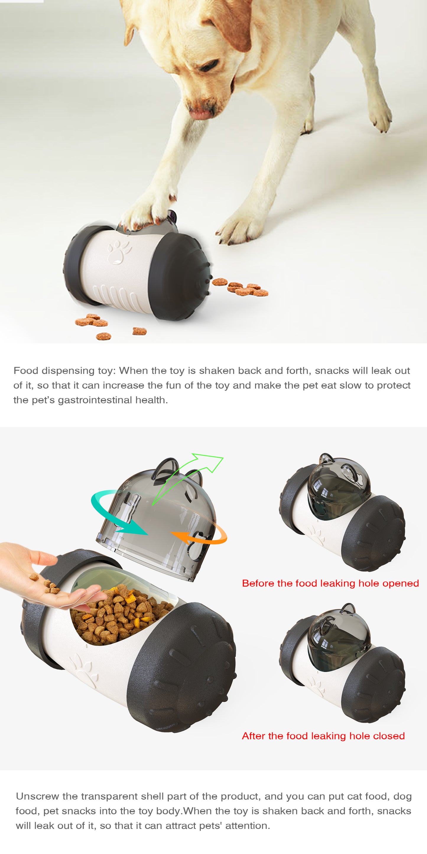 Juguete dispensador "Kitty Spin"