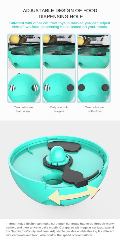 Juguete dispensador "Wobble Kitty"