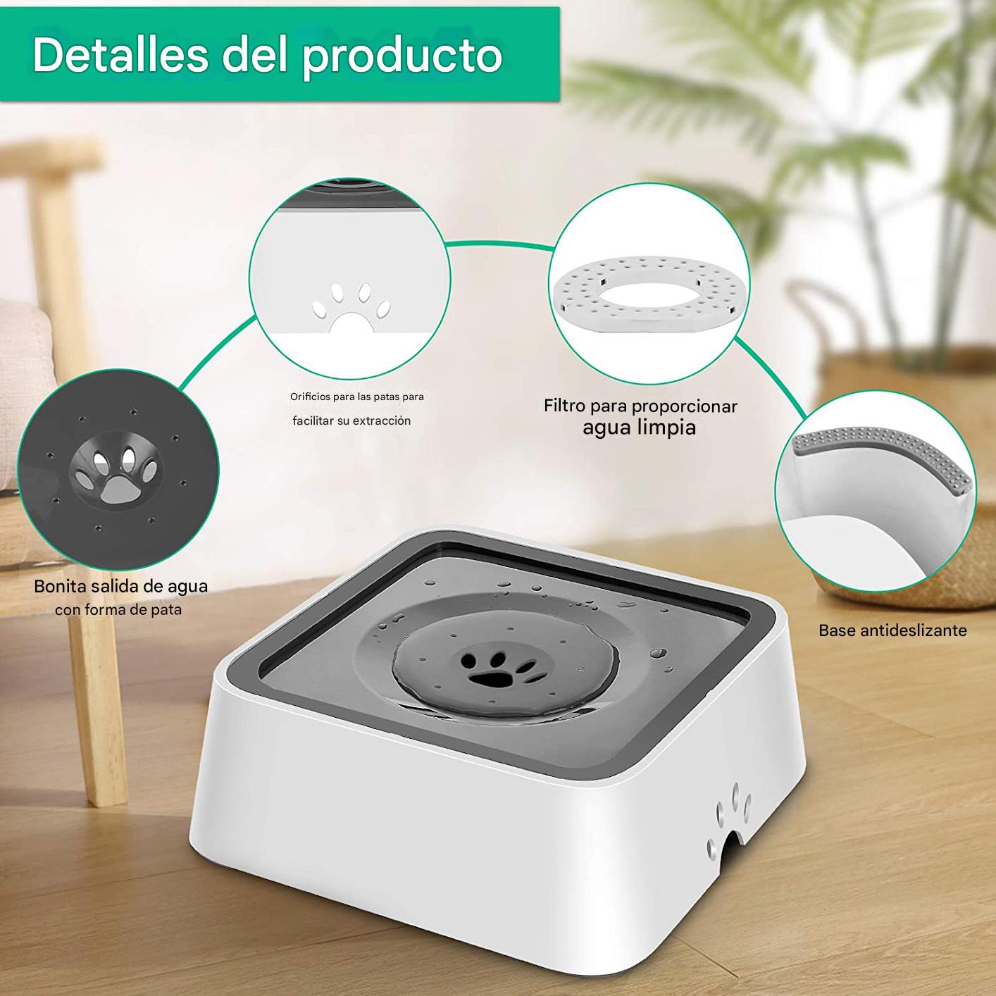 Bebedero Antiderrame "Cool Sip"