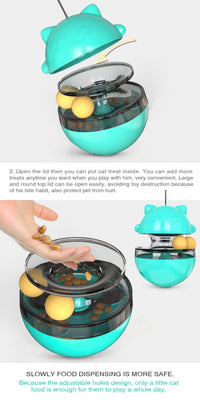 Juguete dispensador "Wobble Kitty"