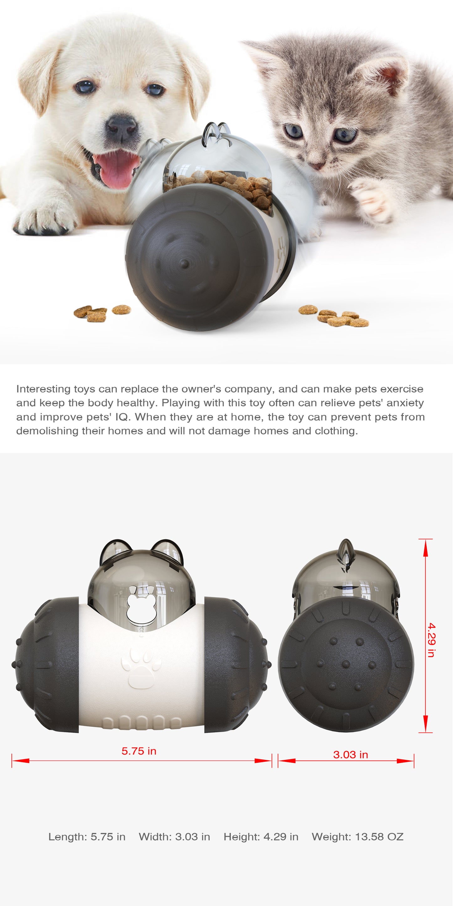 Juguete dispensador "Kitty Spin"