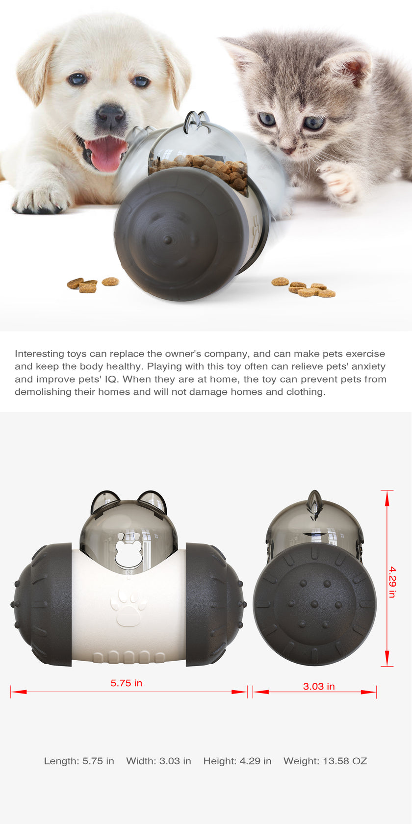 Juguete dispensador "Kitty Spin"