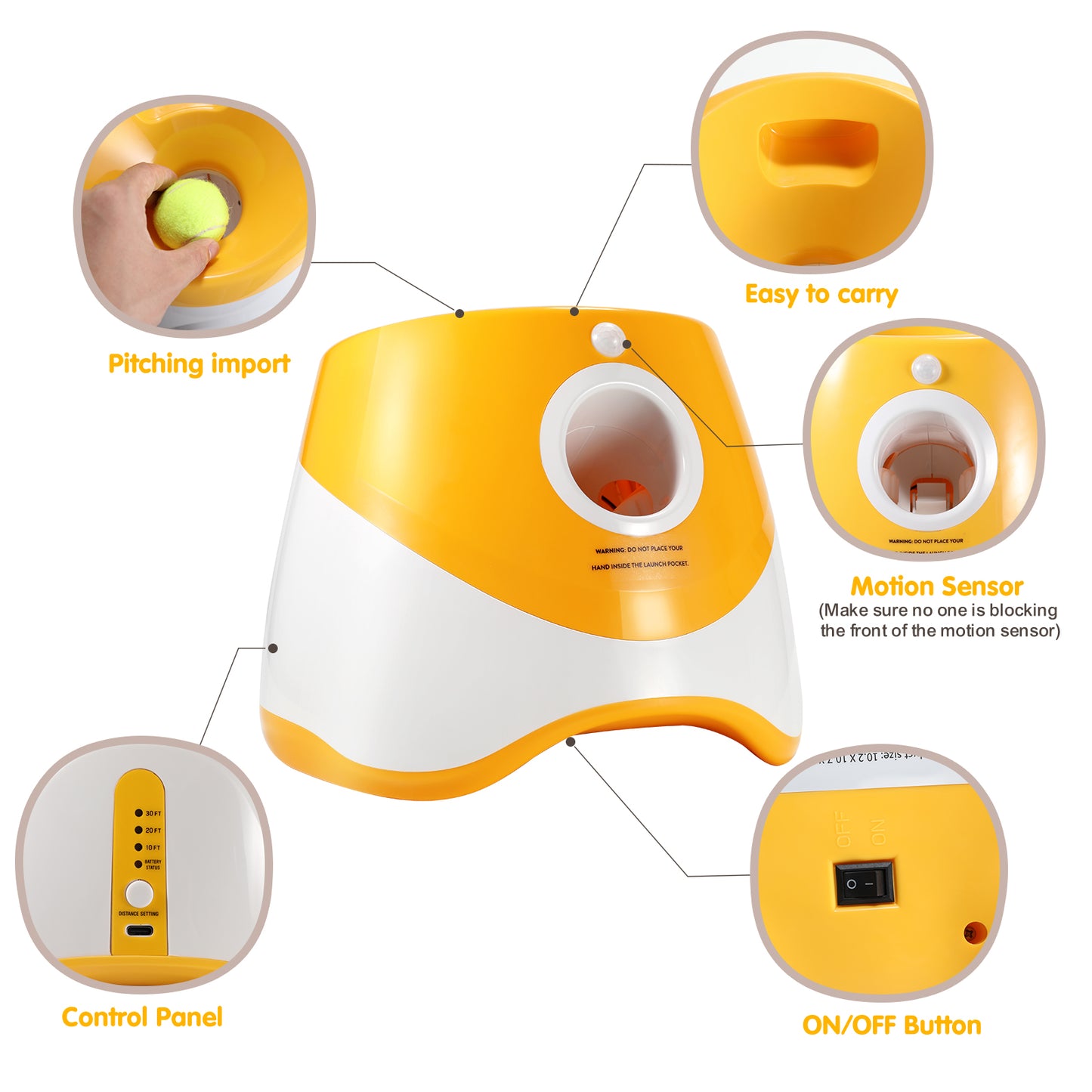 Lanzador de Pelotas "Fetch Pro"