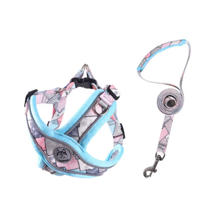 Set de Arnés, Correa y Collar "Comfort & Style"