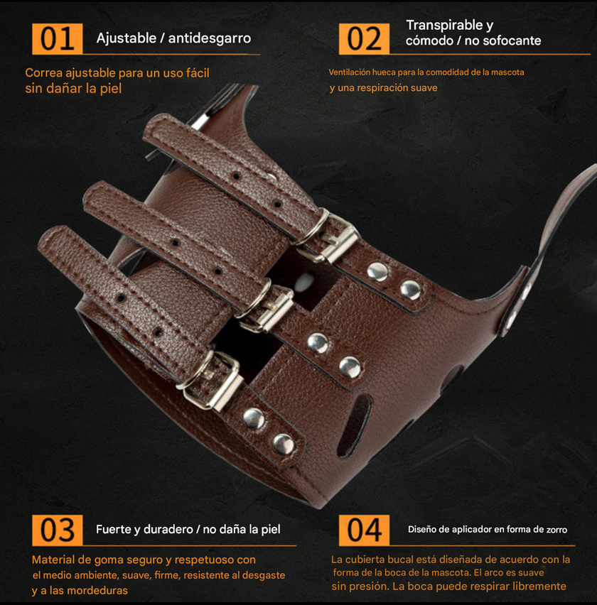 Bozal de Cuero Premium Guard