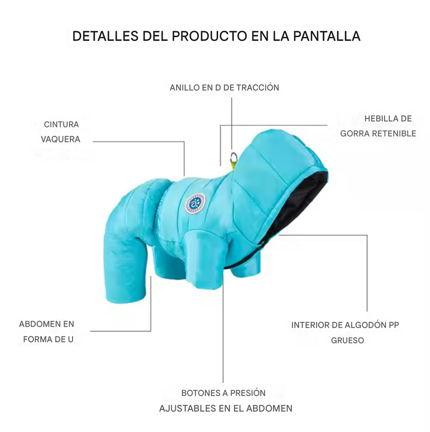 Abrigo Impermeable -Paw Guard-