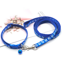 Set de Collar y Correa Huellitas