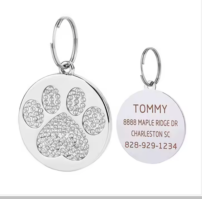 Placa huellitas de Identidad PET 1