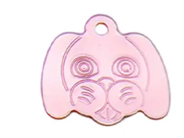 Placa forma de perro 1