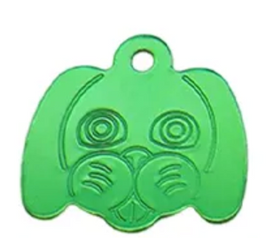 Placa forma de perro 1