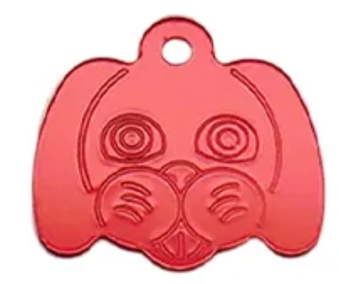 Placa forma de perro 1