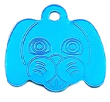 Placa forma de perro 1