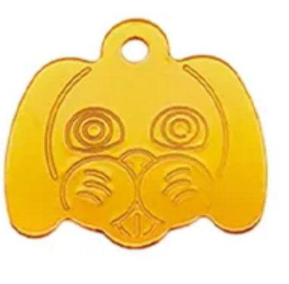 Placa forma de perro 1