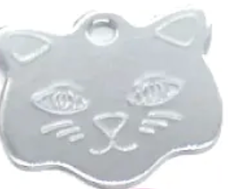 Placa forma de gato 1