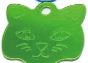 Placa forma de gato 1