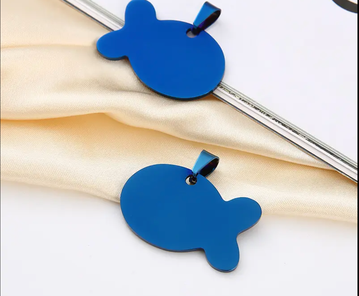 Placa forma de pez 1