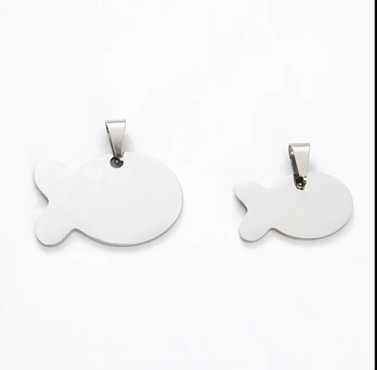 Placa forma de pez 1