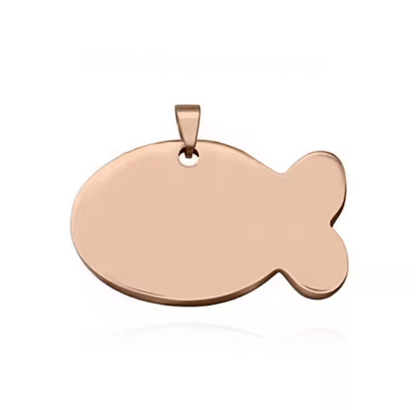 Placa forma de pez 1