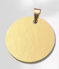 Placa Circular de Identidad PET 2
