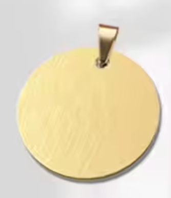 Placa Circular de Identidad PET 2