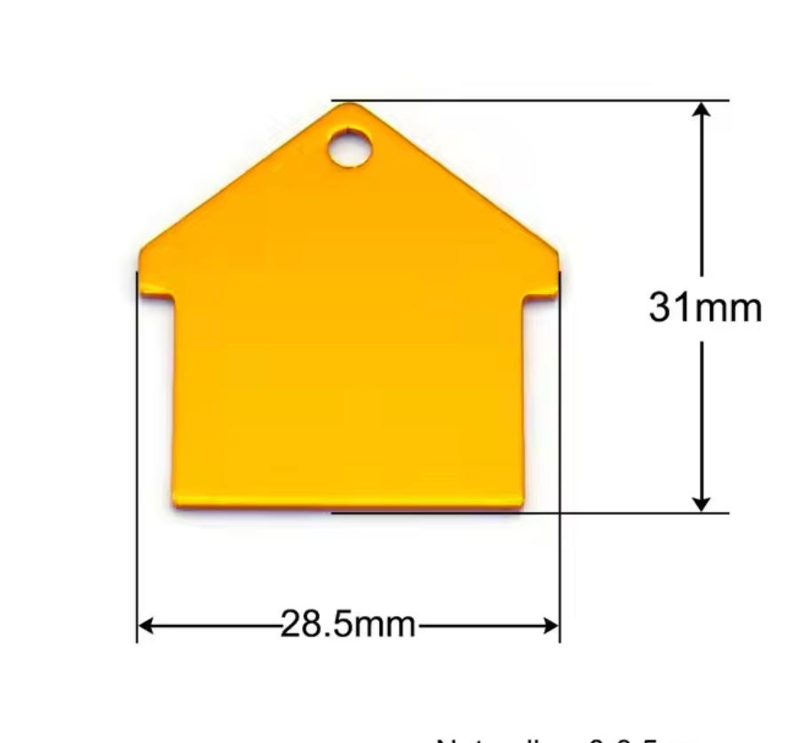 Placa varias formas de Identidad PET 8