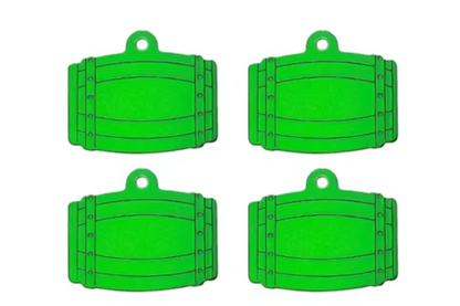 Placa rectangular de Identidad PET 5