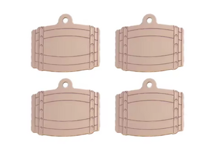 Placa rectangular de Identidad PET 5