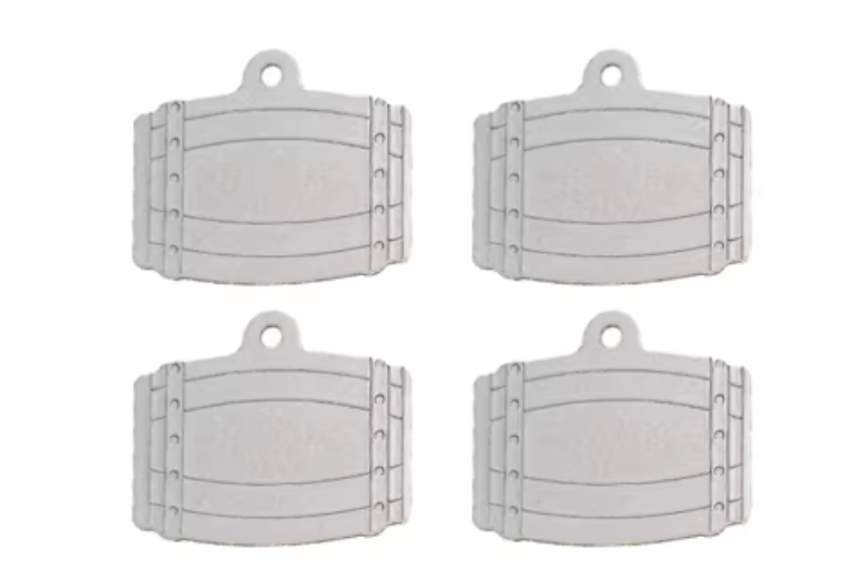 Placa rectangular de Identidad PET 5