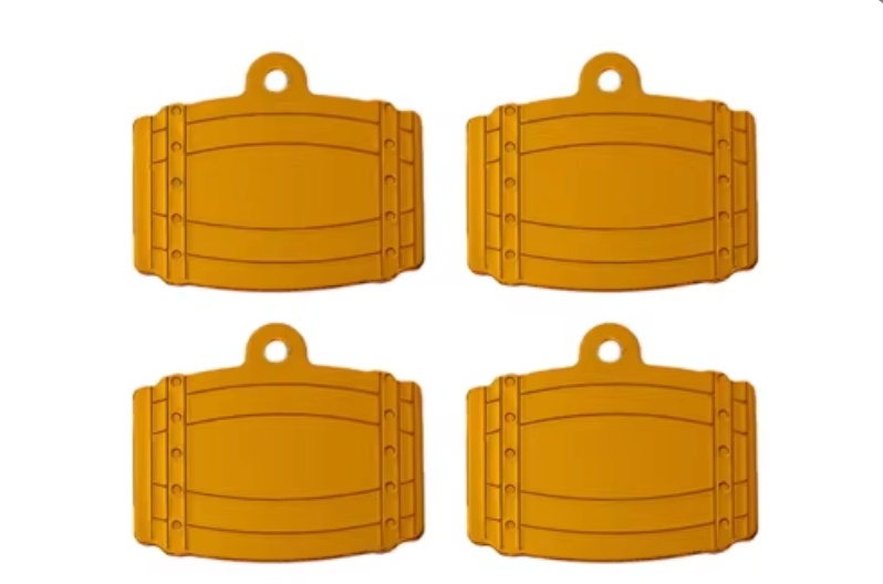 Placa rectangular de Identidad PET 5