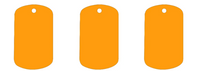 Placa rectangular de Identidad PET 4