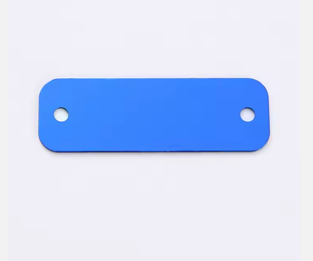Placa rectangular de Identidad PET 1