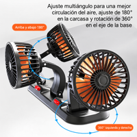 Ventilador para Auto "AirFlow Max"