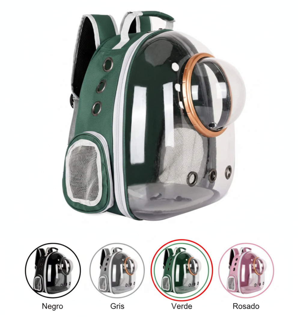 Mochila Transportadora "Space Pet"
